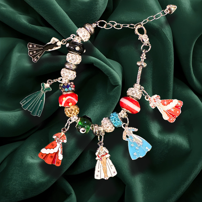 Rosemary’s Evergreen Velvet Party Dress Charm
