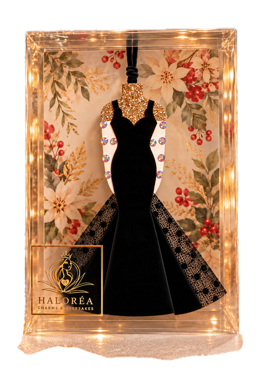 Rosemary's Black Velvet Gown Ornament