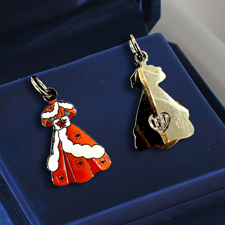 Vera’s Red Holiday Gown Charm